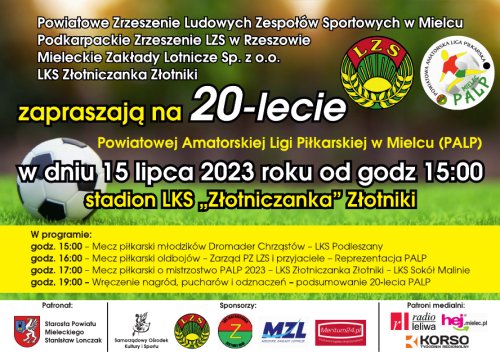 ALT 20-lecie PALP- 15 lipca 2023 - Złotniki - Mecz o mistrzostwo PALP 2023 + inne.
