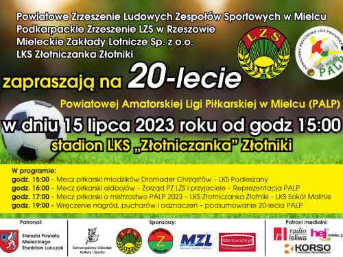 ALT Sokół Malinie Mistrzem PALP 2023 - 20-lecie PALP